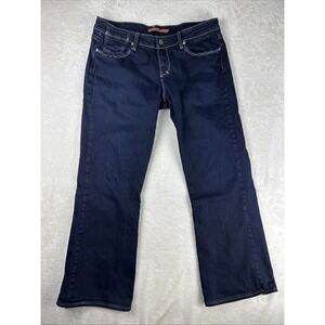 Vintage Vigoss Jeans USA Boot Cut Dark Wash Women's Size 13 Blue Denim